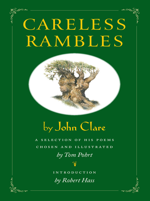 Cover image for Careless Rambles by John Clare